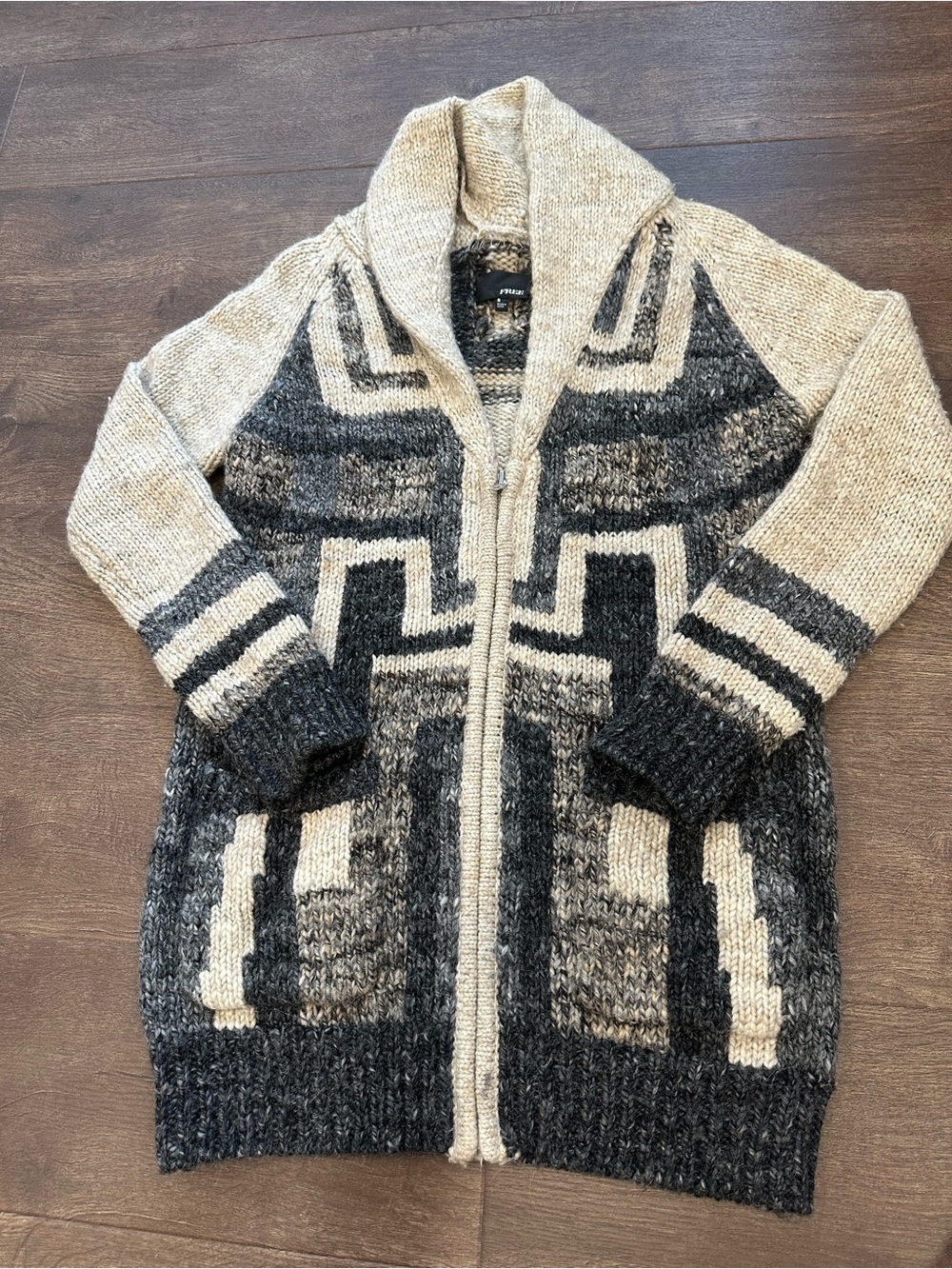 Aritzia Wilfred Free Chunky Knit Cardigan Wool/Alpaca Blend Sweater